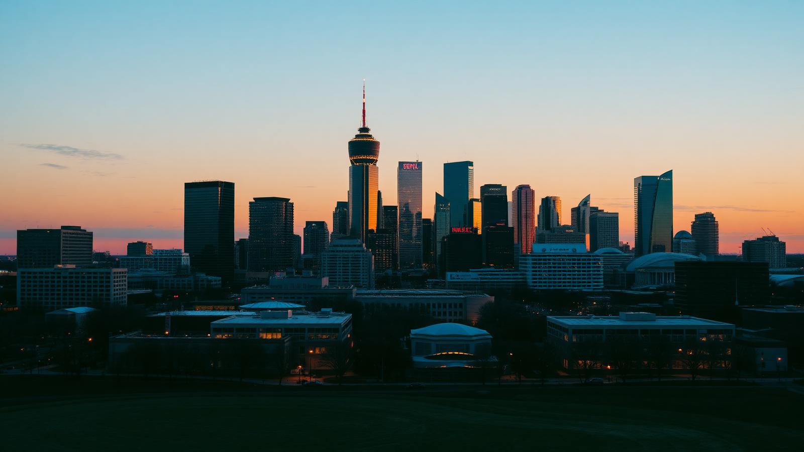 Dallas, TX skyline